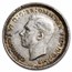 1938-1944 Australia Silver 3 Pence George VI Avg Circ