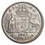 1938-1945 Australia Silver Florin George VI BU