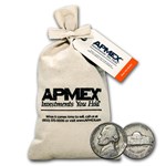 1938-1959 Jefferson Nickel 1000 Count Bag Avg Circ