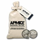 1938-1959 Jefferson Nickel 4000 Count Bag Avg Circ