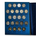 1938-1961 Jefferson Nickel Set (Whitman/Harris) Avg Circulated