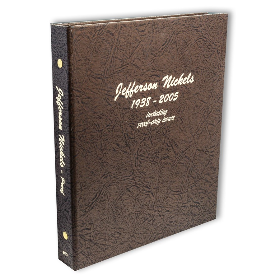 1938-1964 Jefferson Nickel Set (Dansco Album) BU