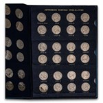 1938-1964 Jefferson Nickel Set (Whitman/Harris) Avg Circulated