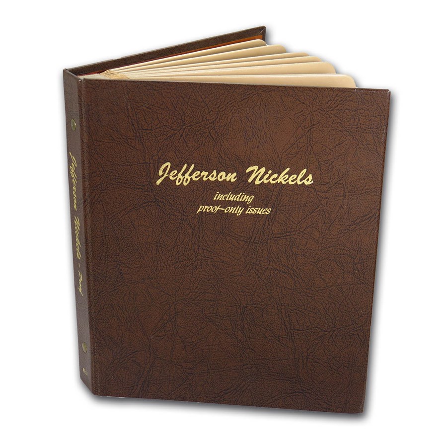 1938-2005 Jefferson Nickel Set (Dansco Album) BU/Proof