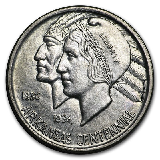 1938 Arkansas Centennial Half Dollar Commem BU 1938 Arkansas Centennial Half Dollar Commem BU