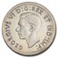 1938 Canada Silver 10 Cents George VI AU
