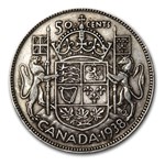 1938 Canada Silver 50 Cents George VI XF