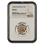 1938-D Buffalo Nickel MS-64 NGC
