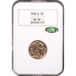 1938-D Buffalo Nickel MS-65 NGC CAC