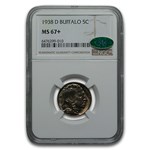 1938-D Buffalo Nickel MS-67+ NGC CAC