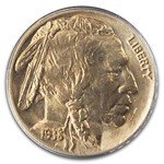 1938-D/D Buffalo Nickel MS-64 PCGS