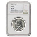 1938-D Daniel Boone Bicentennial Half Dollar MS-66 NGC
