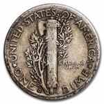 1938-D Mercury Dime Good/VF