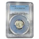 1938-D Mercury Dime MS-67 PCGS (FB)