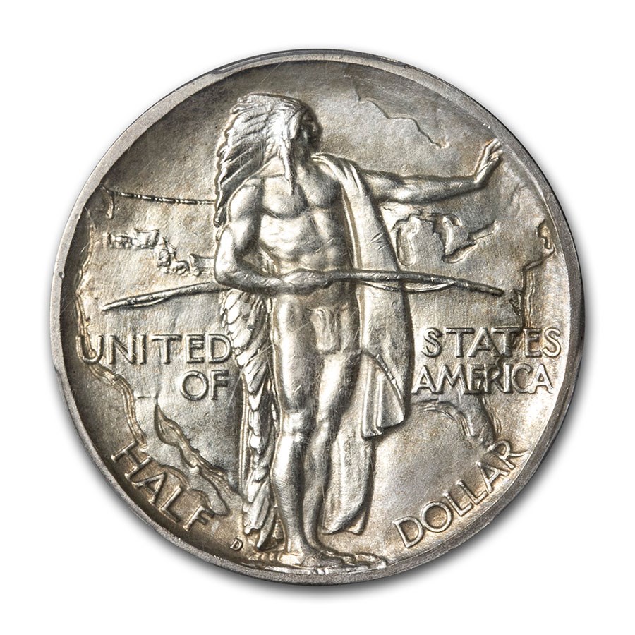 1938-D Oregon Trail Memorial Half Dollar Commem Half BU