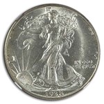 1938-D Walking Liberty Half Dollar MS-64 NGC CAC