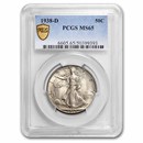 1938-D Walking Liberty Half Dollar MS-65 PCGS