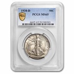 1938-D Walking Liberty Half Dollar MS-65 PCGS