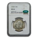1938-D Walking Liberty Half Dollar MS-66 NGC CAC