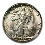 1938-D Walking Liberty Half Dollar MS-66 NGC