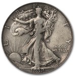 1938-D Walking Liberty Half Dollar VF-25 PCGS