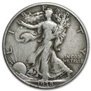 1938-D Walking Liberty Half Dollar VF