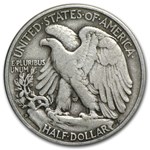 1938-D Walking Liberty Half Dollar VF