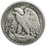 1938-D Walking Liberty Half Dollar VF