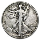 1938-D Walking Liberty Half Dollar VG