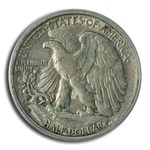 1938-D Walking Liberty Half Dollar XF-45 PCGS