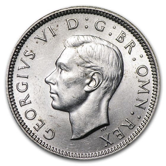 1938 Great Britain Silver Shilling George VI BU 1938 Great Britain Silver Shilling George VI BU