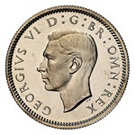 1938 Great Britain Silver Sixpence George VI PF-67 NGC