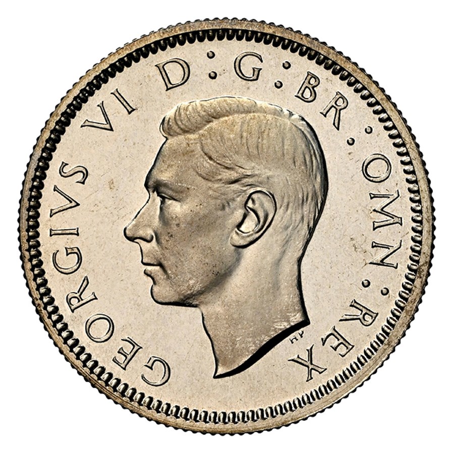 1938 Great Britain Silver Sixpence George VI PF-67 NGC