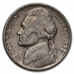 1938 Jefferson Nickel 40-Coin Roll Avg Circ