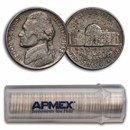 1938 Jefferson Nickel 40-Coin Roll Avg Circ