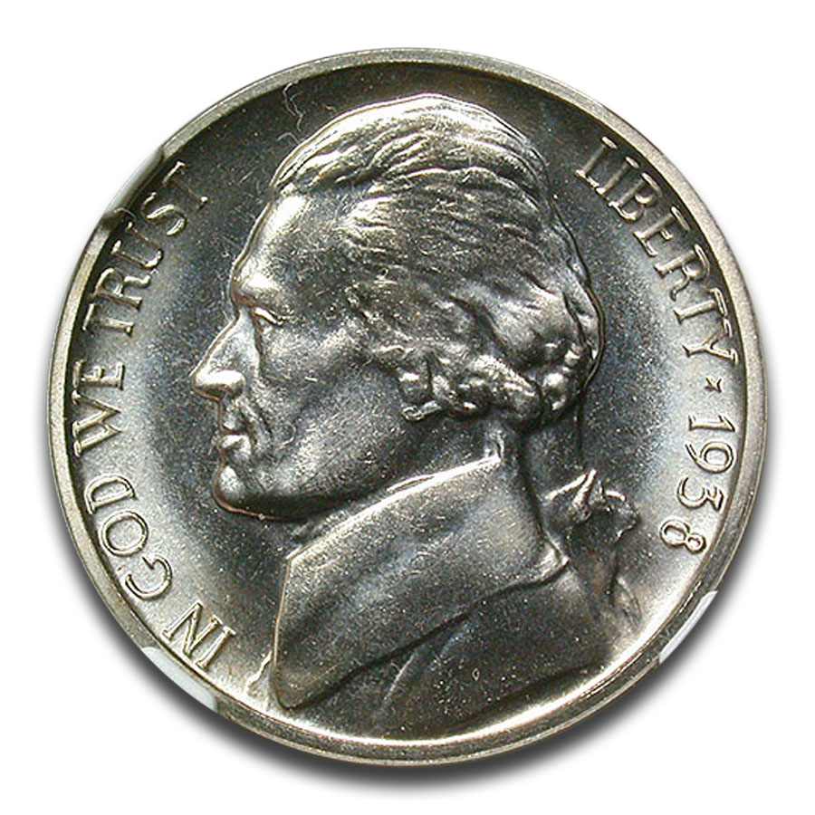 1938 Jefferson Nickel PF-67 NGC