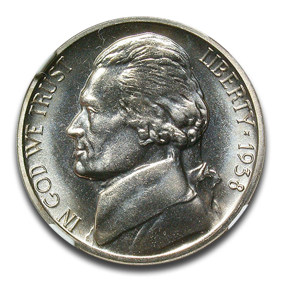 1938 Jefferson Nickel PF-67 NGC