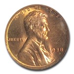 1938 Lincoln Cent MS-67 NGC (Red)