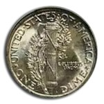 1938 Mercury Dime MS-68 NGC