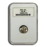 1938 Mercury Dime MS-68 NGC