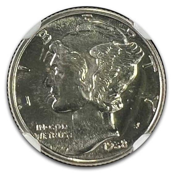 1938 Mercury Dime PF-67+ NGC