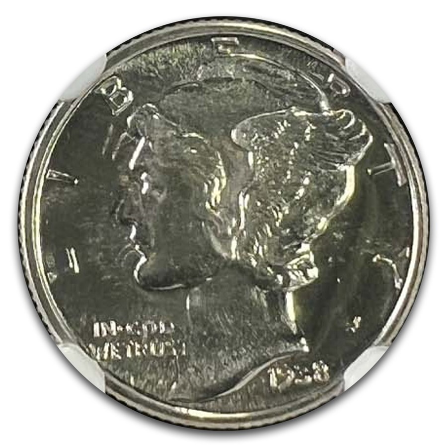 1938 Mercury Dime PF-67+ NGC