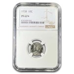 1938 Mercury Dime PF-67+ NGC