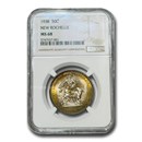 1938 New Rochelle Half Dollar MS-68 NGC
