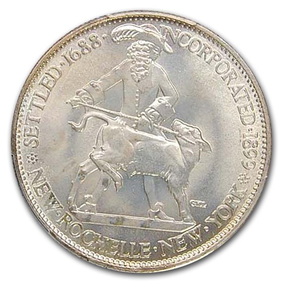1938 New Rochelle, New York Half Dollar MS-65 PCGS 1938 New Rochelle, New York Half Dollar MS-65 PCGS