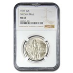 1938 Oregon Commemorative Half Dollar MS-66 NGC