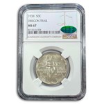 1938 Oregon Commemorative Half Dollar MS-67 NGC (CAC)