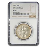 1938 Oregon Commemorative Half Dollar MS-67 NGC