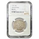 1938 Oregon Trail Commemorative Half Dollar MS-67+ NGC