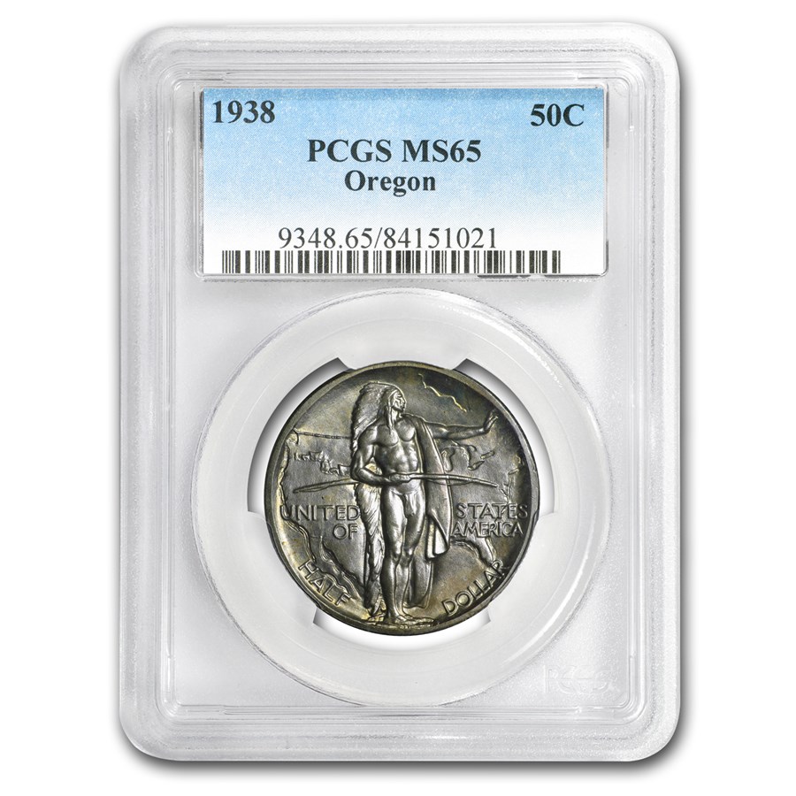 1938 Oregon Trail Half Dollar MS-65 PCGS